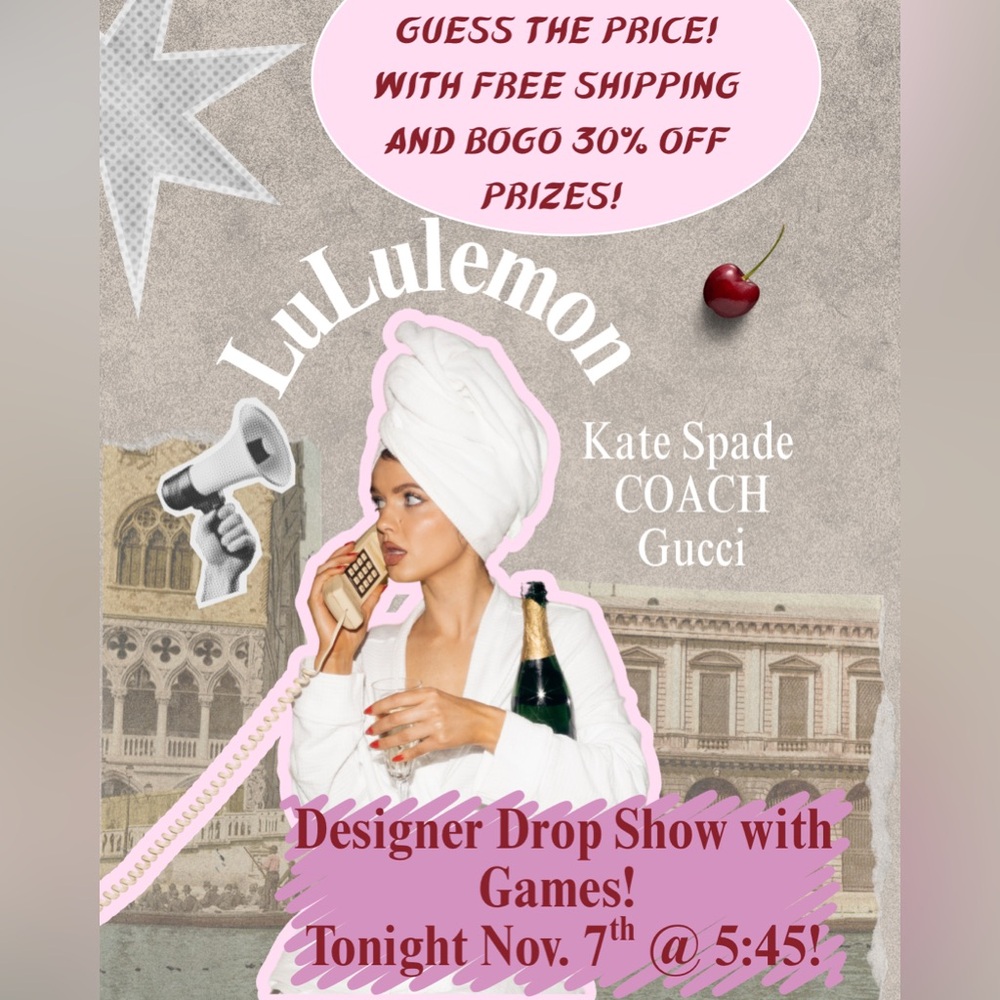 Designer Drop Show and Games Games Games!